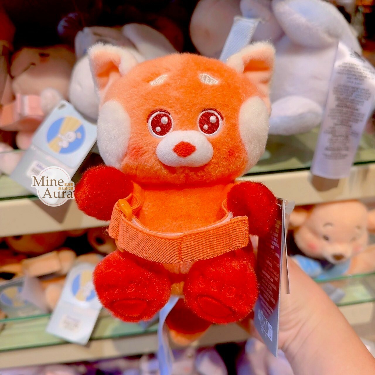 紅熊貓 美美 Meilin 絨毛造型 抱抱 絨毛 造型 窗簾束帶 窗簾綁帶 青春養成記 Turning Red -香港迪士尼樂園