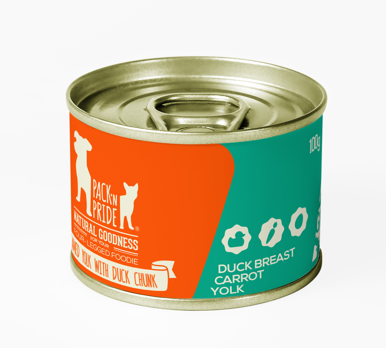PNR90497- 狗罐食品- 鴨胸肉蛋黃 (100g)