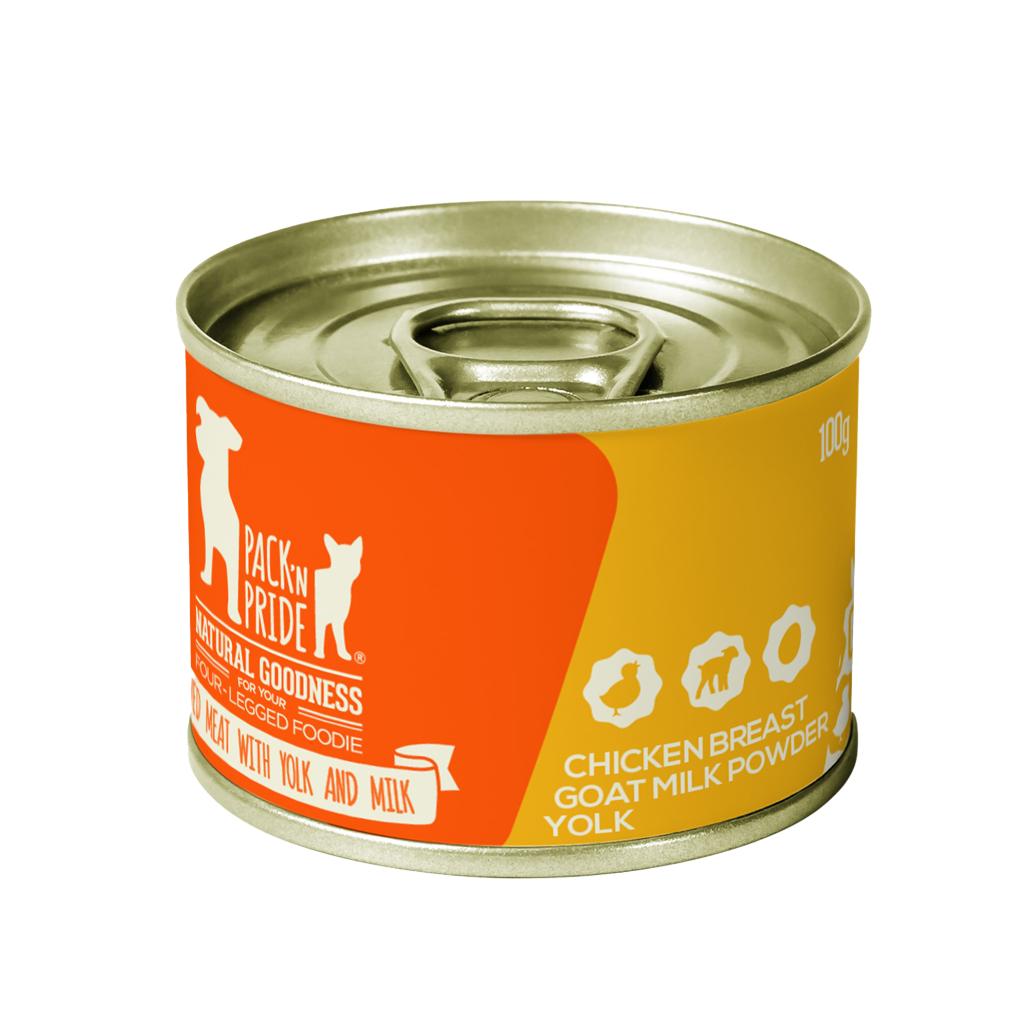 PNR90541- 狗罐食品- 蛋黃羊奶燉雞 (100g)