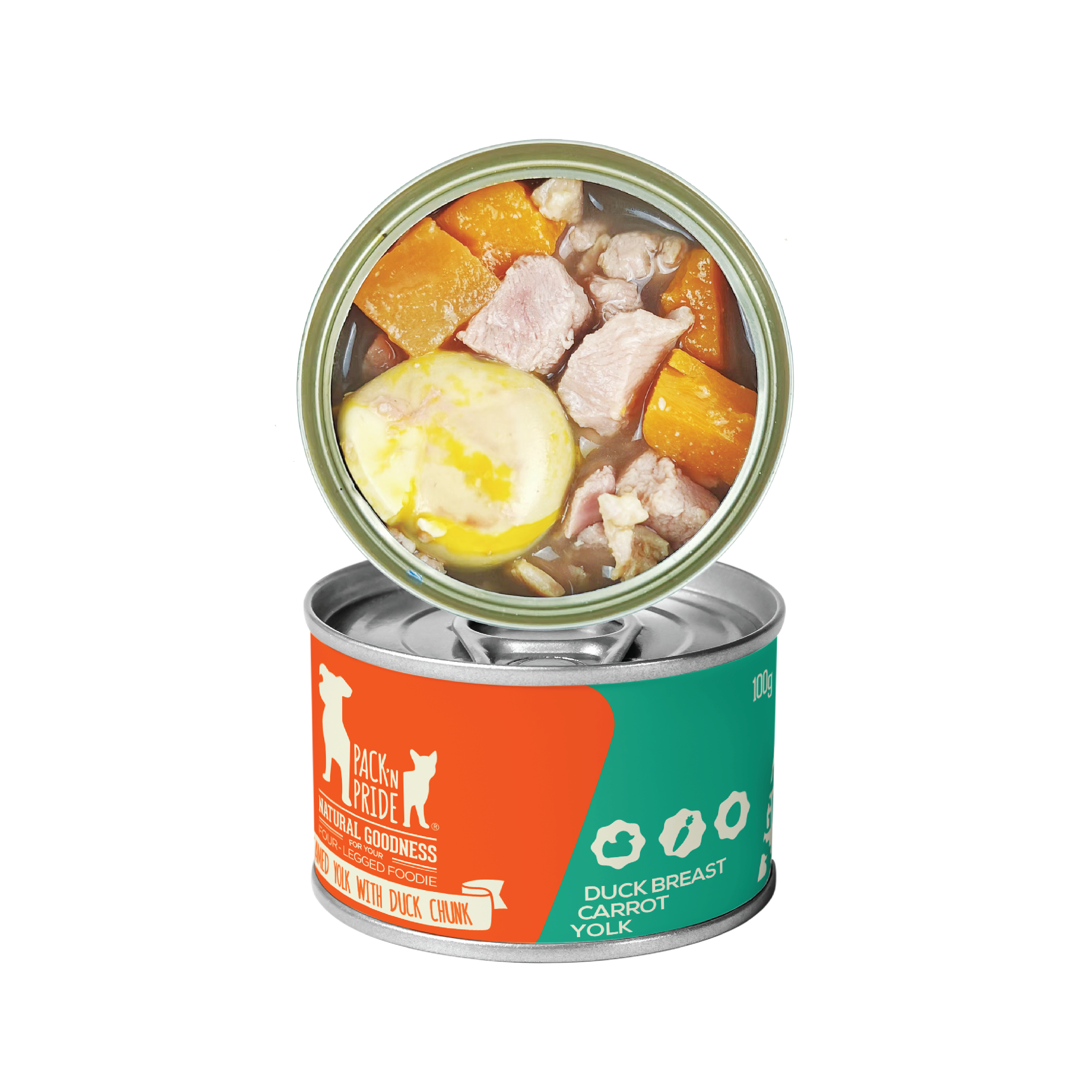 PNR90497- 狗罐食品- 鴨胸肉蛋黃 (100g)