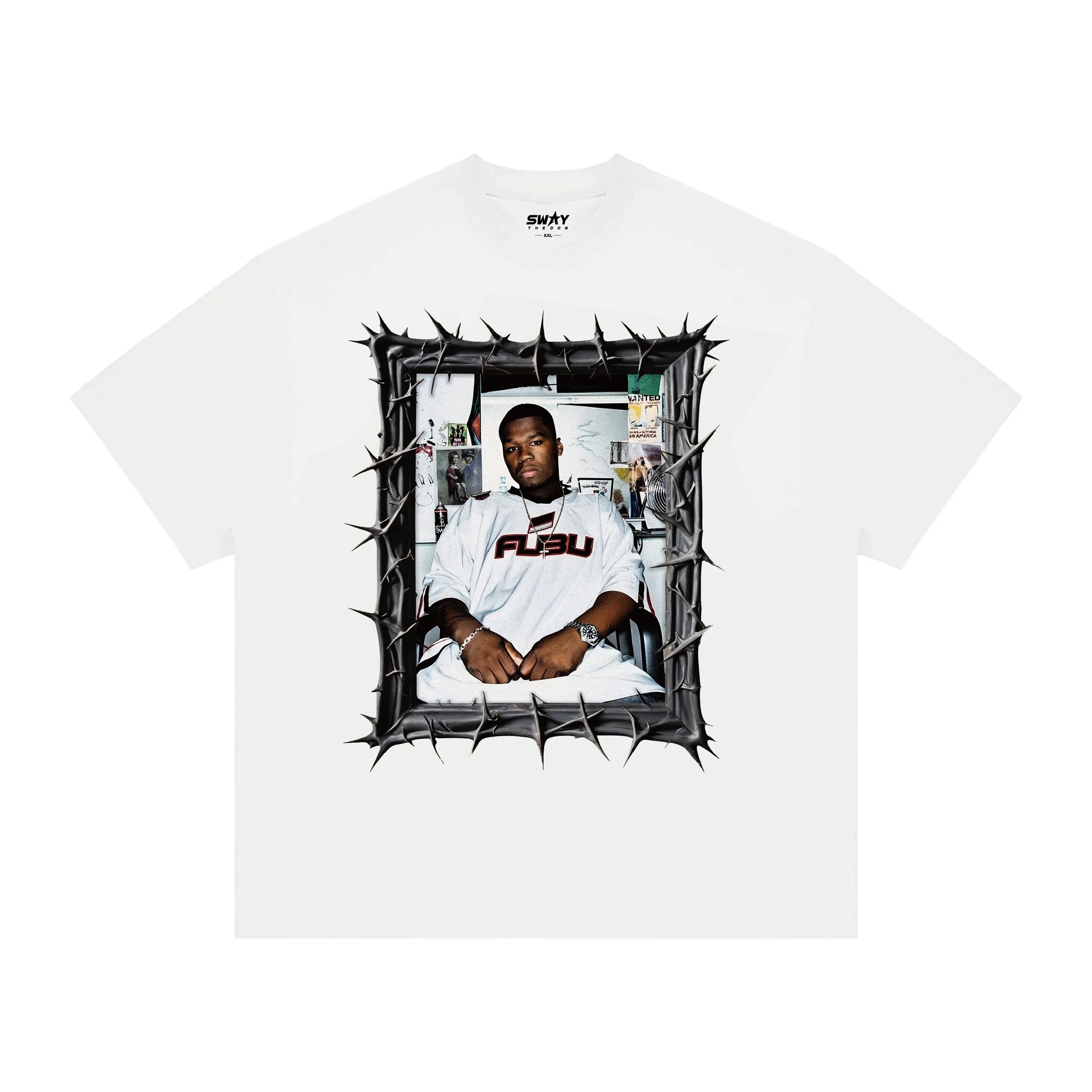 Sway the Don / "Get Rich or Die Tryin'" Tee - White