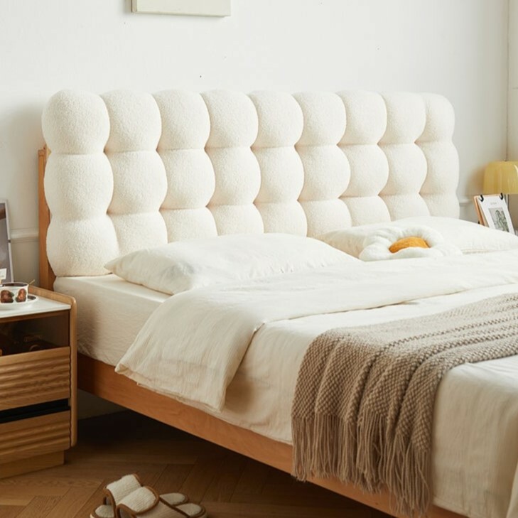 《4890》3D軟綿綿雲朵感床頭靠墊