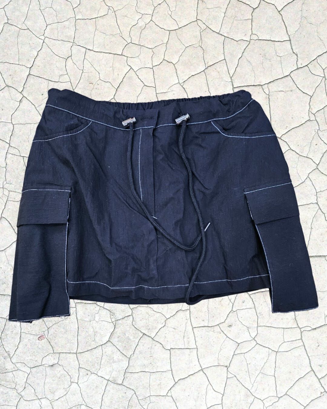 現貨 側袋裙（內有打底褲)（此為清貨價貨品不設退換）(AT10677)