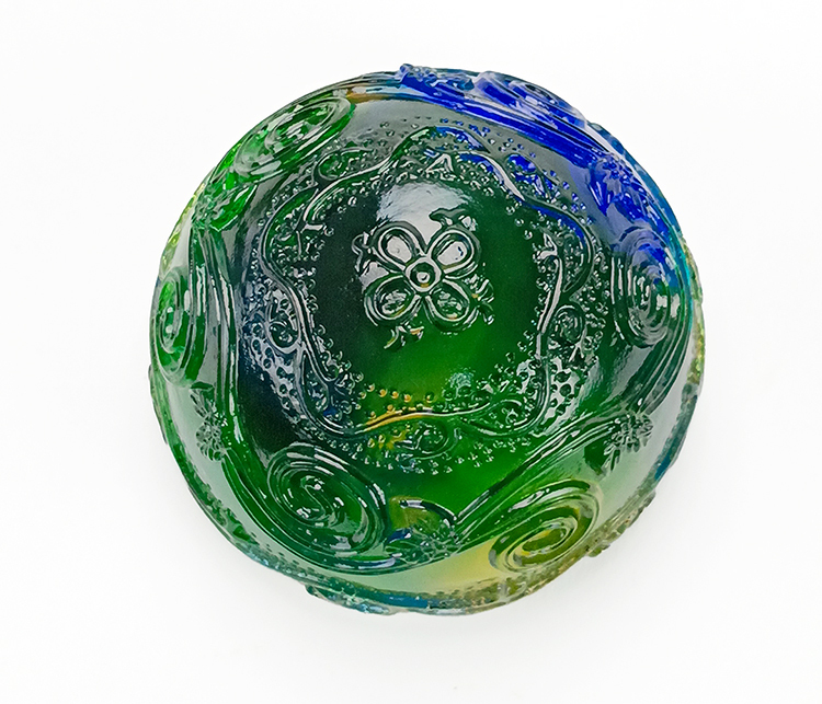 鹿港窯禮品館 富貴綿延水晶琉璃文鎮 - 居家開運擺飾