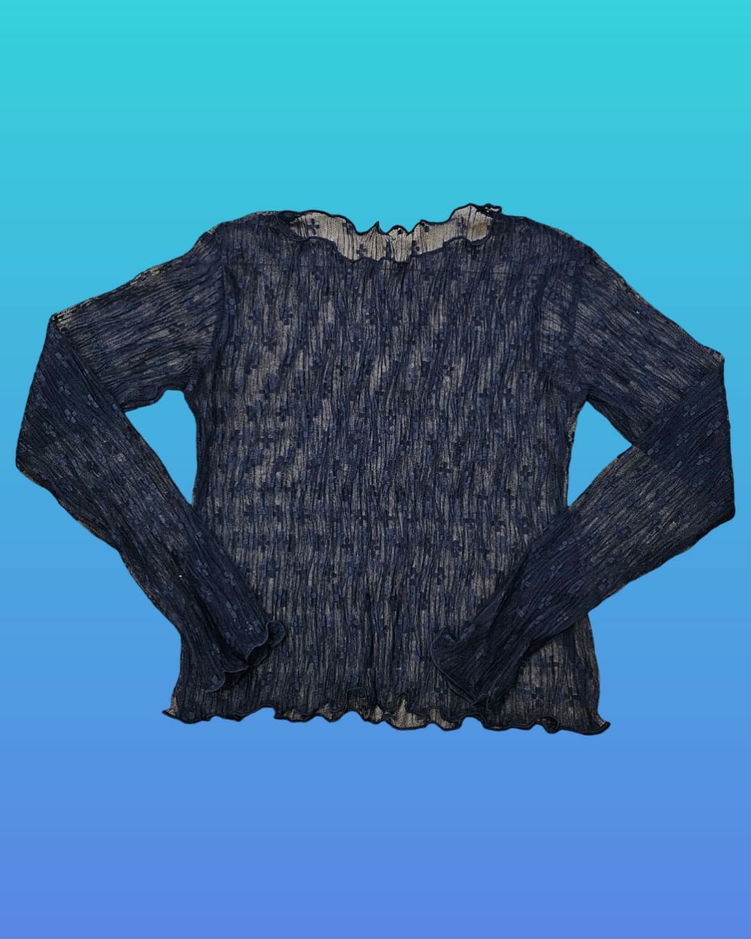 現貨 透視長袖TEE（此為清貨價貨品不設退換） (AT10680)