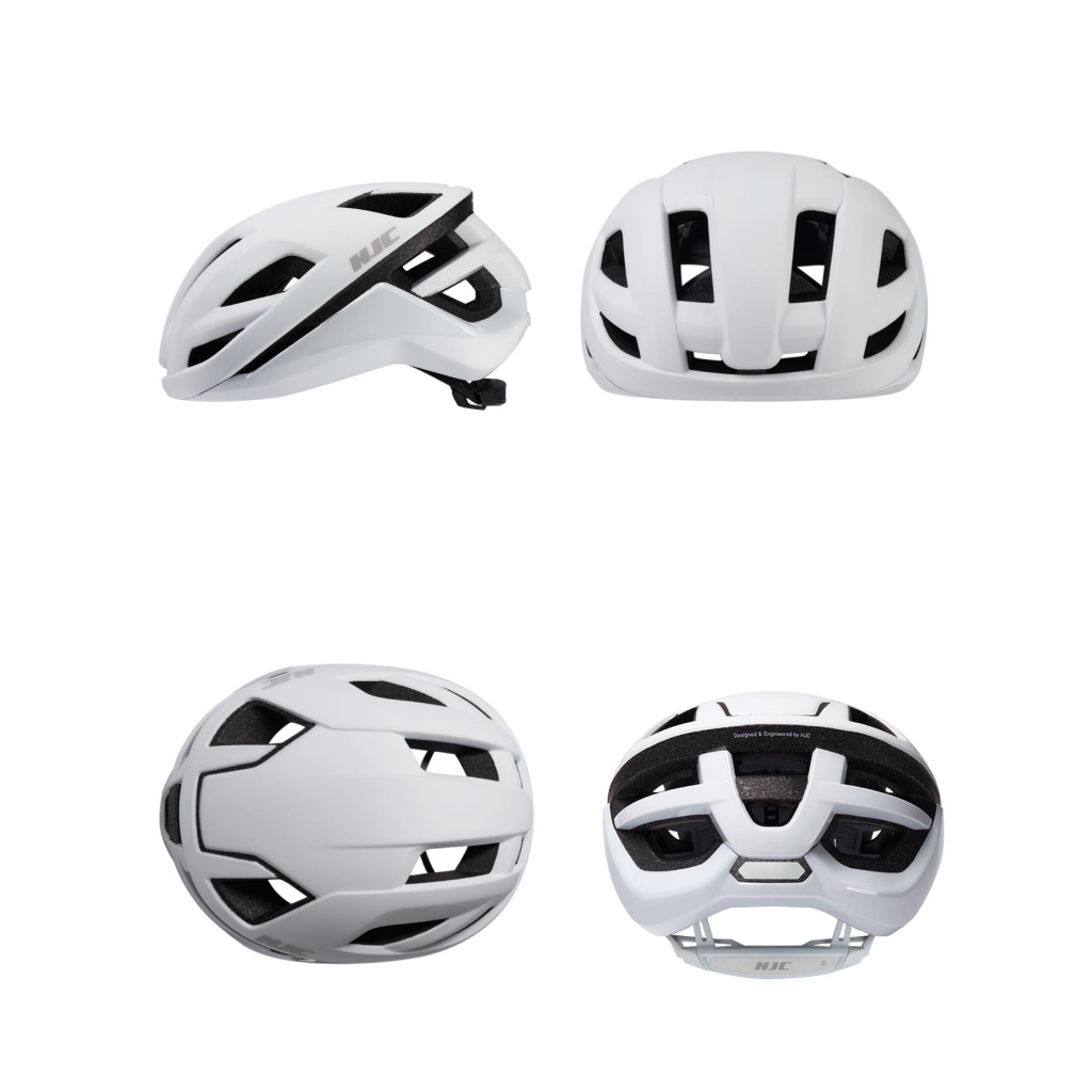 【HJC】Valeco 自行車安全帽/彎月白