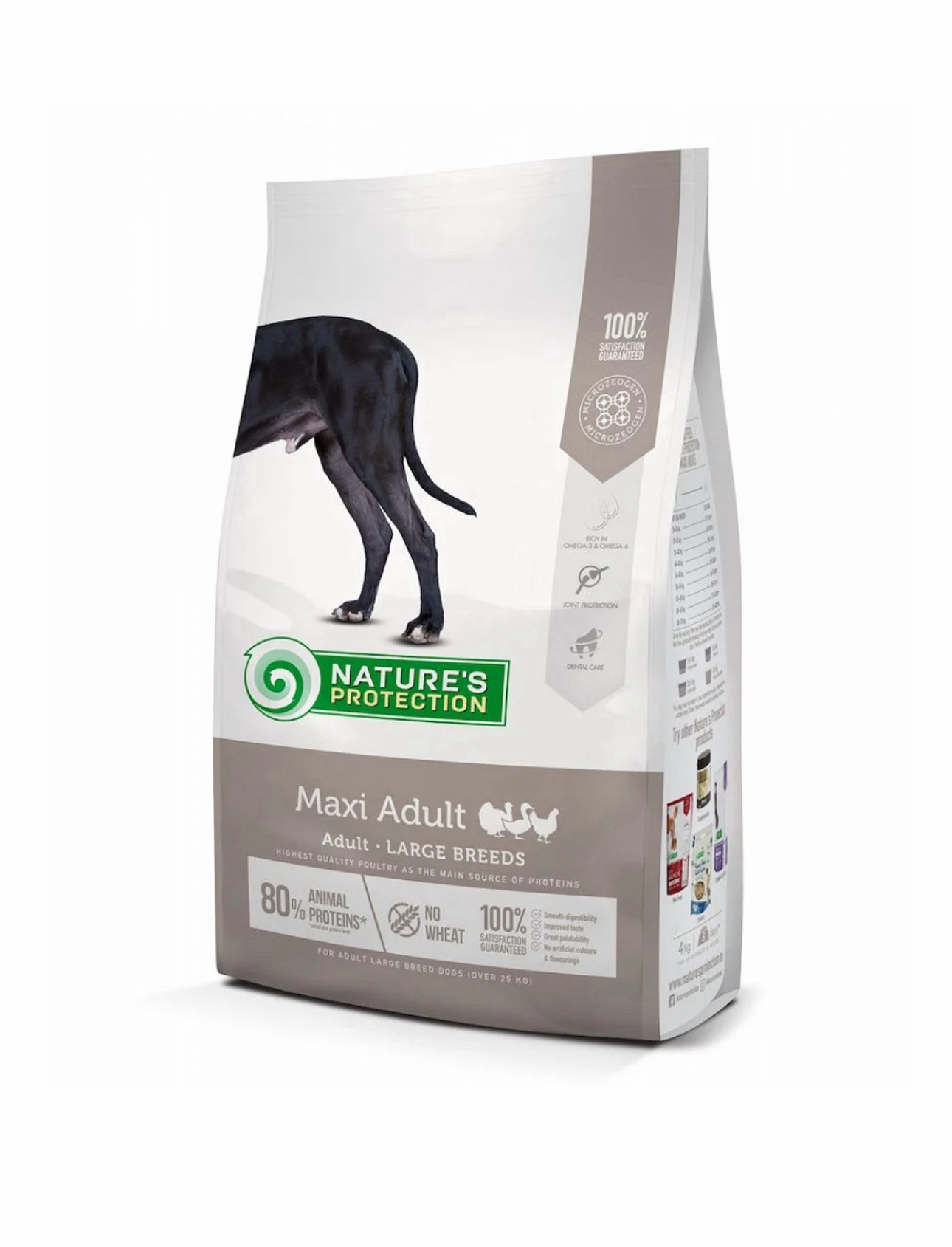 Nature's Protection Adult 大型成犬潔齒配方-火雞、雞、鴨 全天然狗糧 18kg（適合1歲以上大型狗狗)