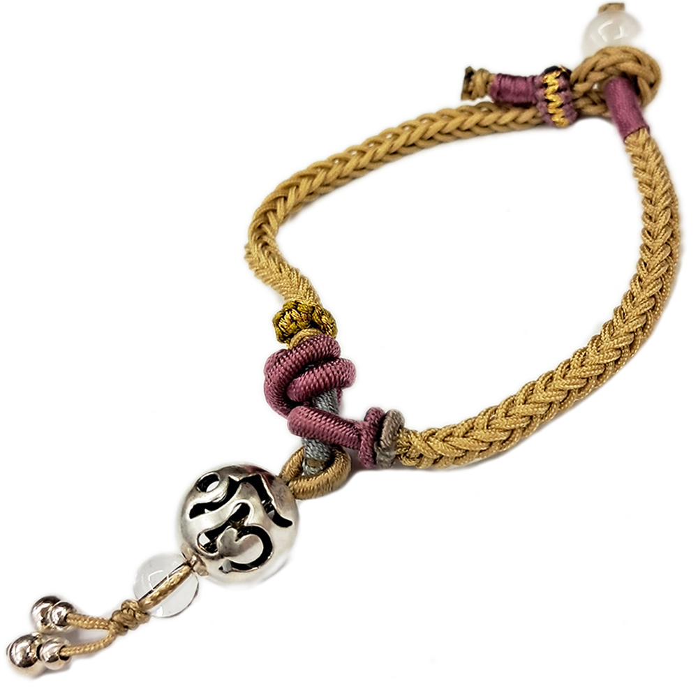 嗡{鏤雕}純銀 中國結手鍊【十方】151536