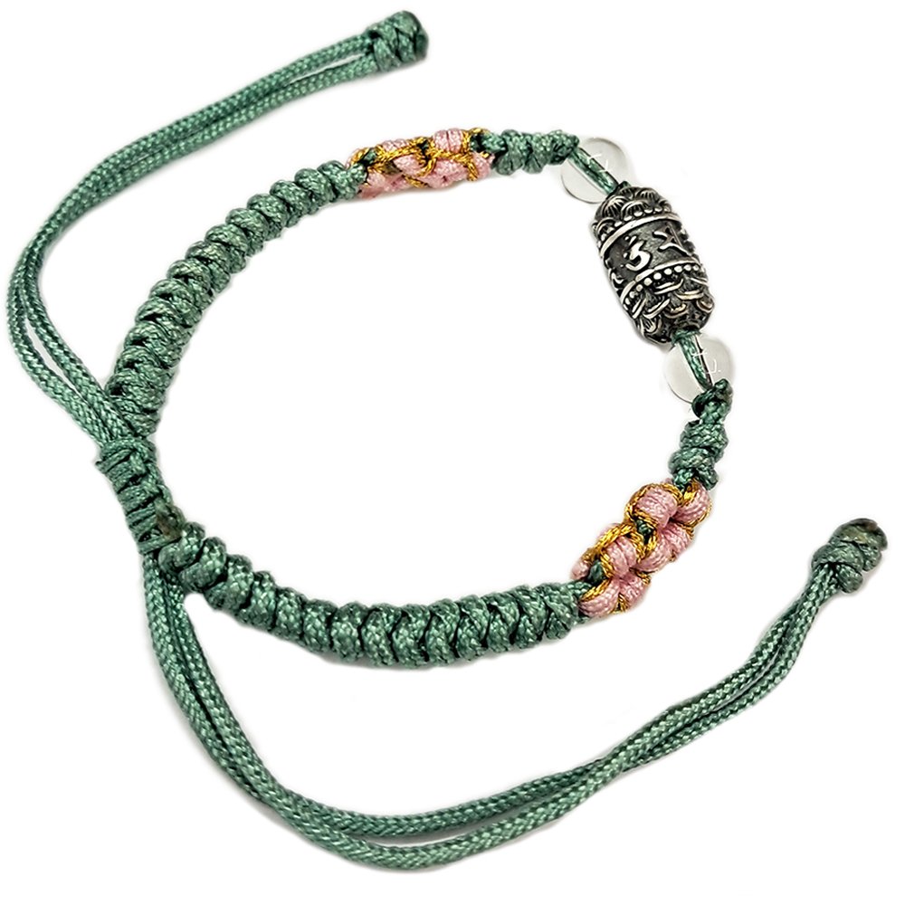 轉經輪{純銀}中國結手鍊【十方】151577