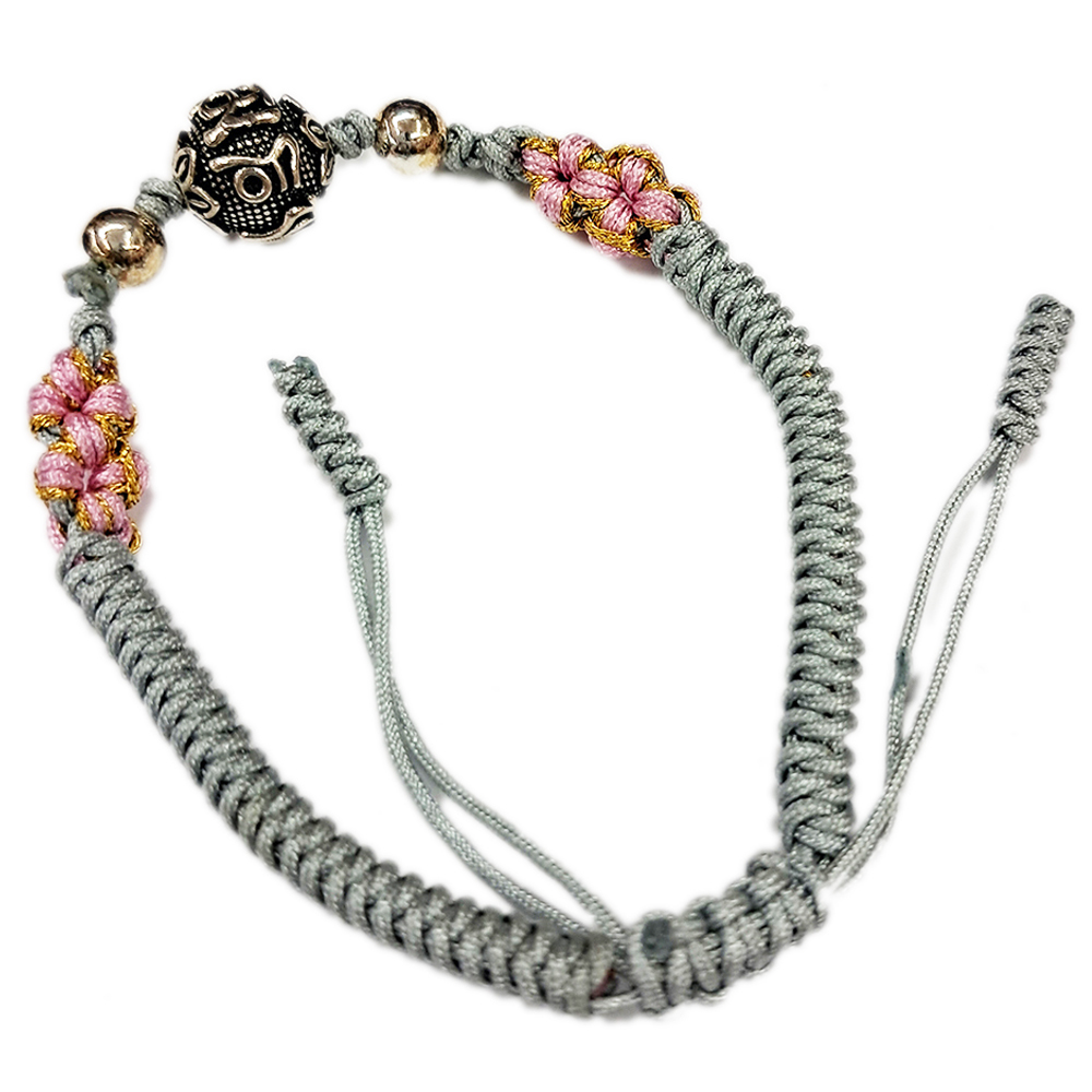 六字真言{純銀}中國結手鍊【十方】151815