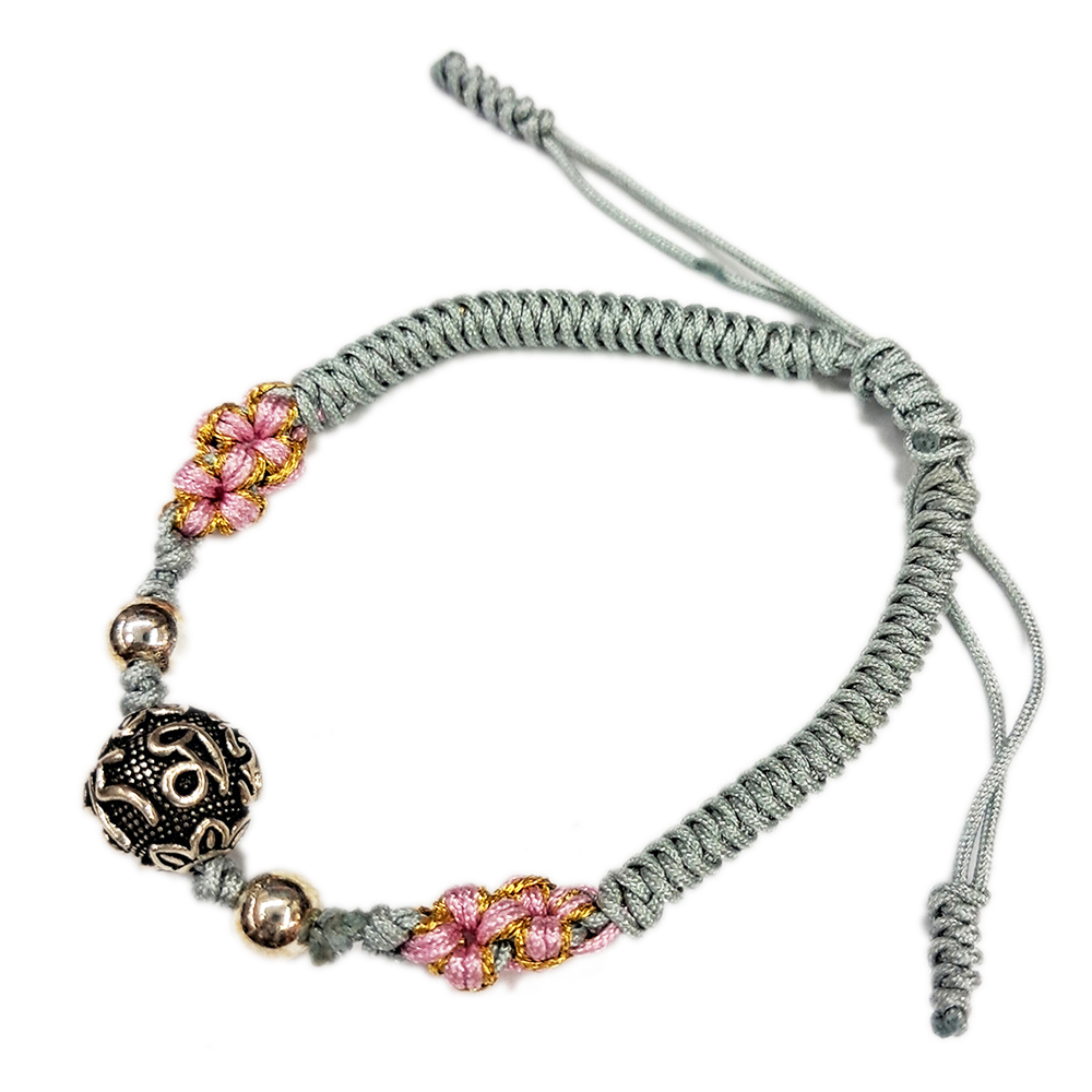 六字真言{純銀}中國結手鍊【十方】151815