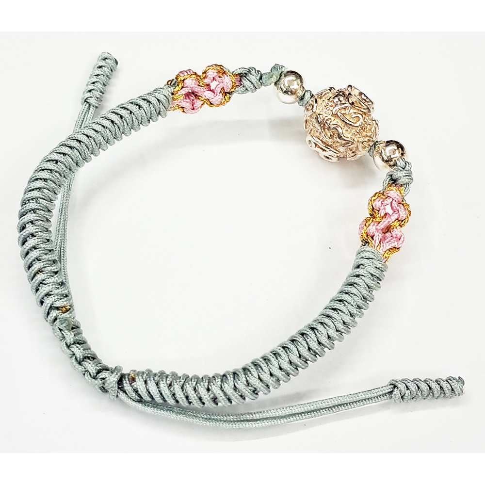 六字真言{純銀}中國結手鍊【十方】151717