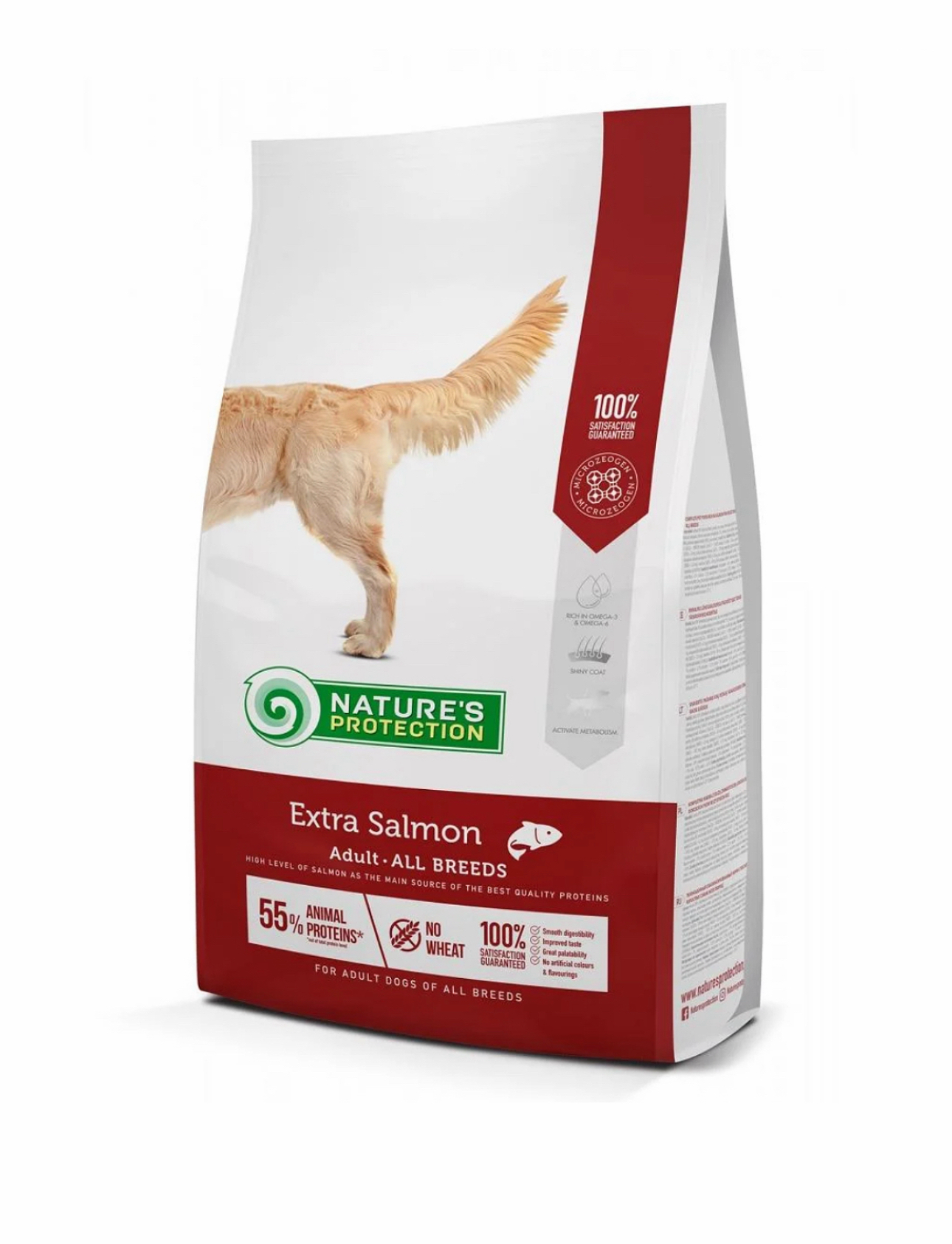 Nature's Protection 三文魚成犬配方 全天然狗糧 全犬糧12kg（適合所有狗狗)