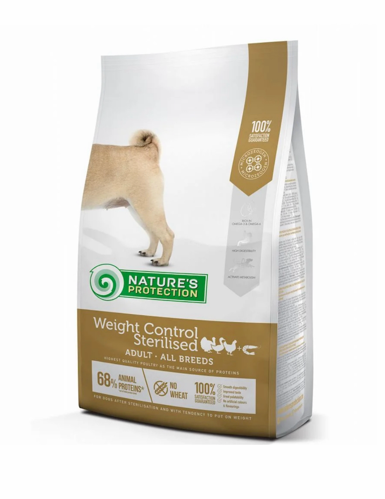 Nature's Protection 低脂減重配方配方 全天然狗糧 全犬糧 12kg（適合所有狗狗)