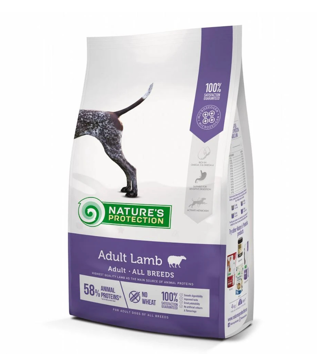 Nature's Protection ADULT LAMB羊肉全犬種成犬配方-羊、魚 全天然狗糧 12kg（適合1歲以上成犬）