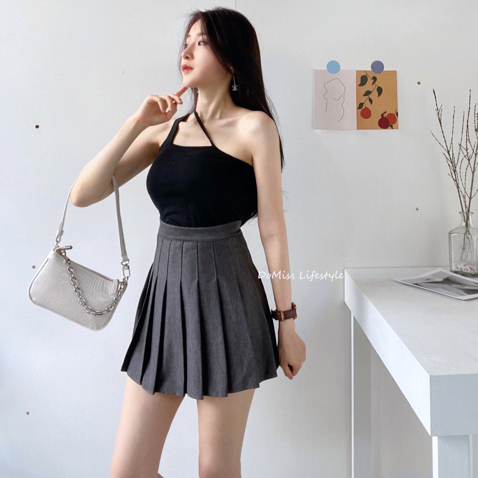 經典入! 百搭學院風A字百褶裙-3色 百褶裙
