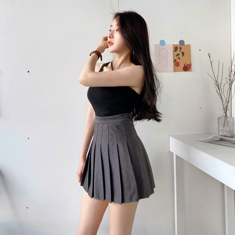 經典入! 百搭學院風A字百褶裙-3色 百褶裙