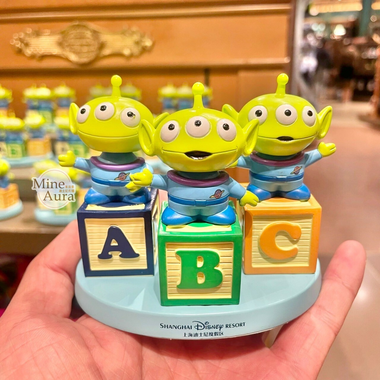 三眼怪 Alien 搖頭設計 造型 擺飾品 玩具總動員 Toy Story -上海迪士尼樂園
