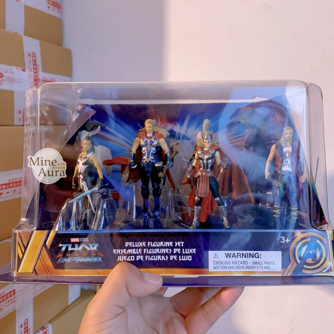 (限時特價) 雷神索爾 Thor 妙爾尼爾 Mjölnir 角色大集合 公仔組 擺飾品 漫威 Marvel -上海迪士尼樂園