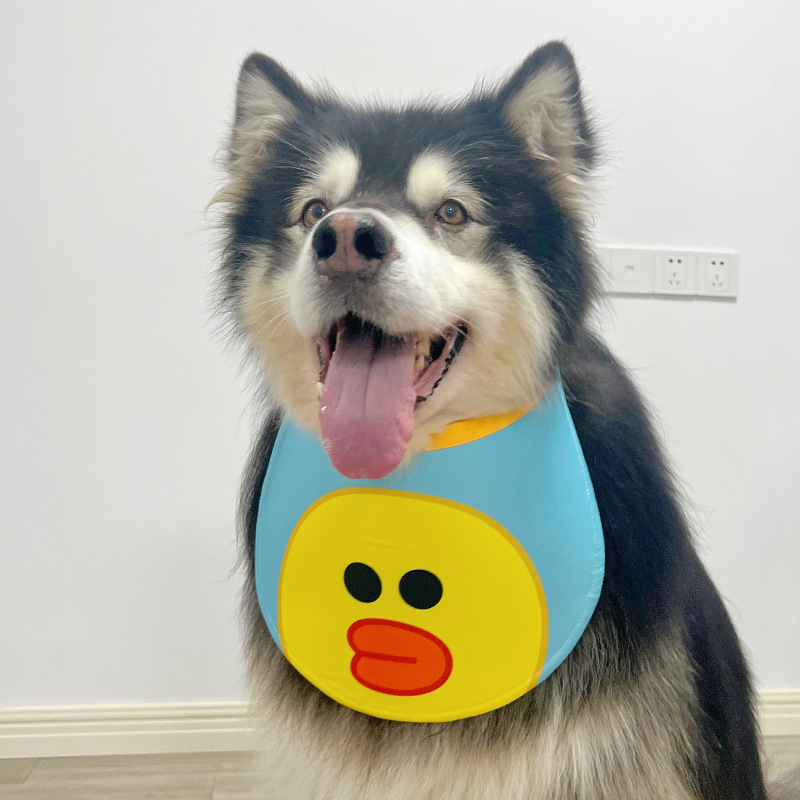 宠物口水巾 可自立 围兜 小西瓜，粉红小猪，莎莉鸭，布朗熊