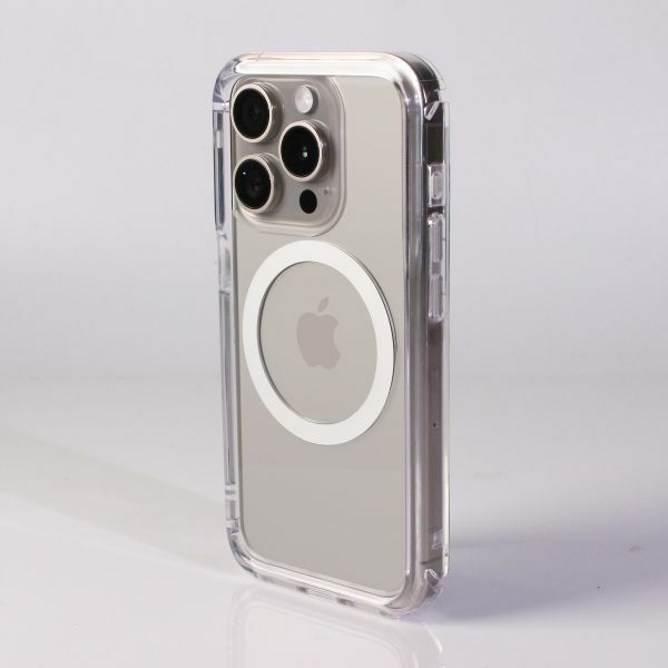 Moxbii 台灣製 D Armor MagSafe [不變黃+全透明軍事防撞殼] -iPhone 16 系列