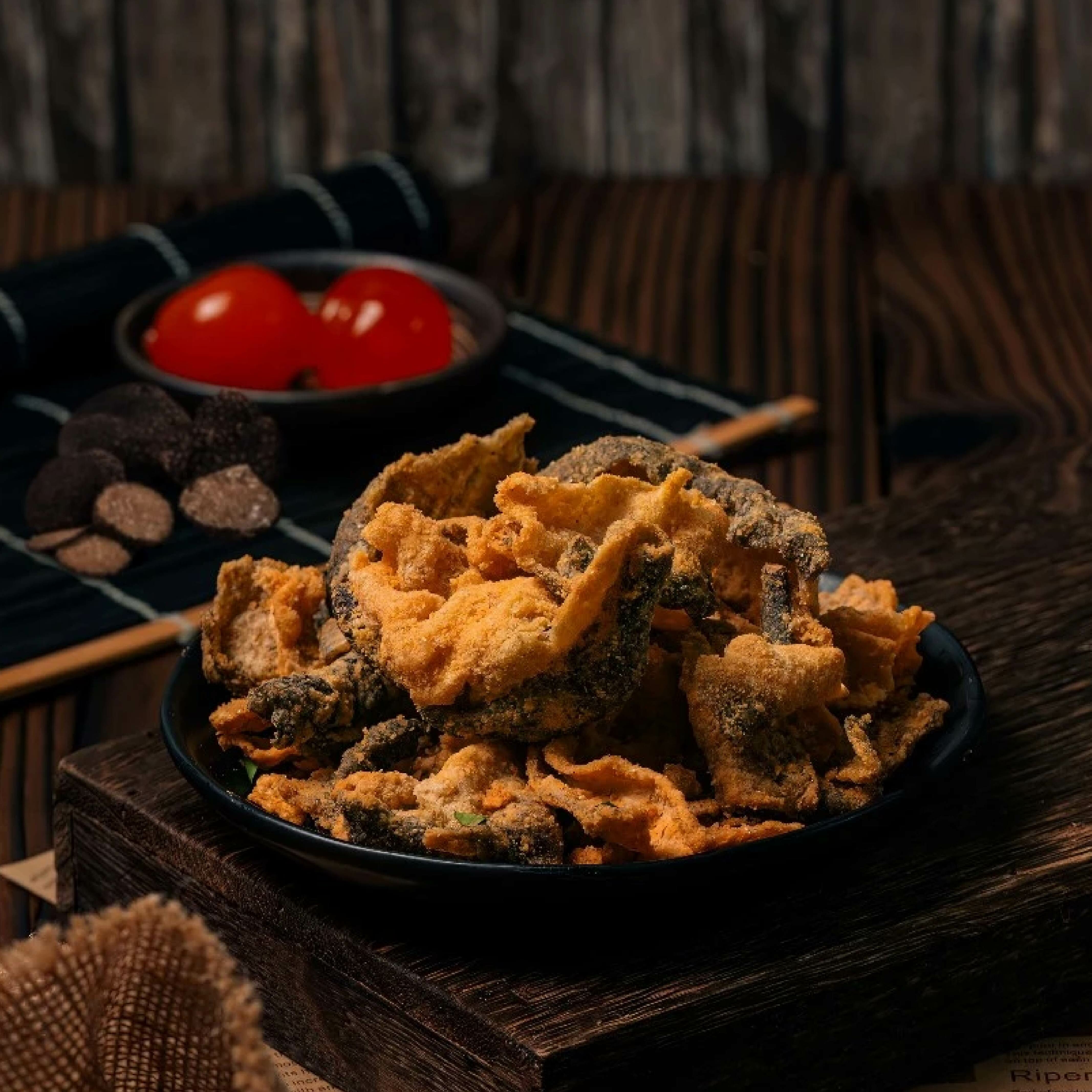 Crusty's 松露鹹蛋魚皮