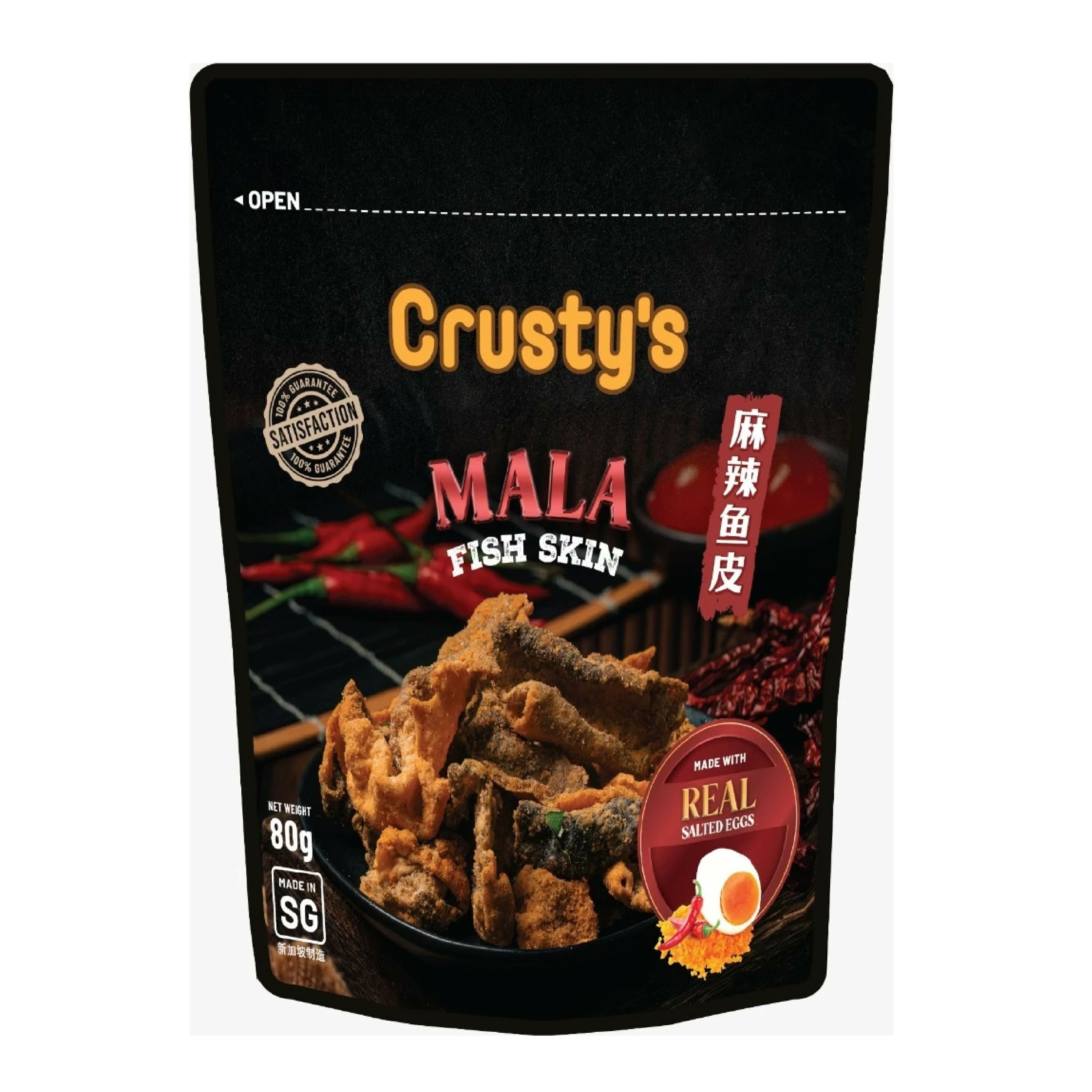 Crusty's 麻辣鹹蛋魚皮