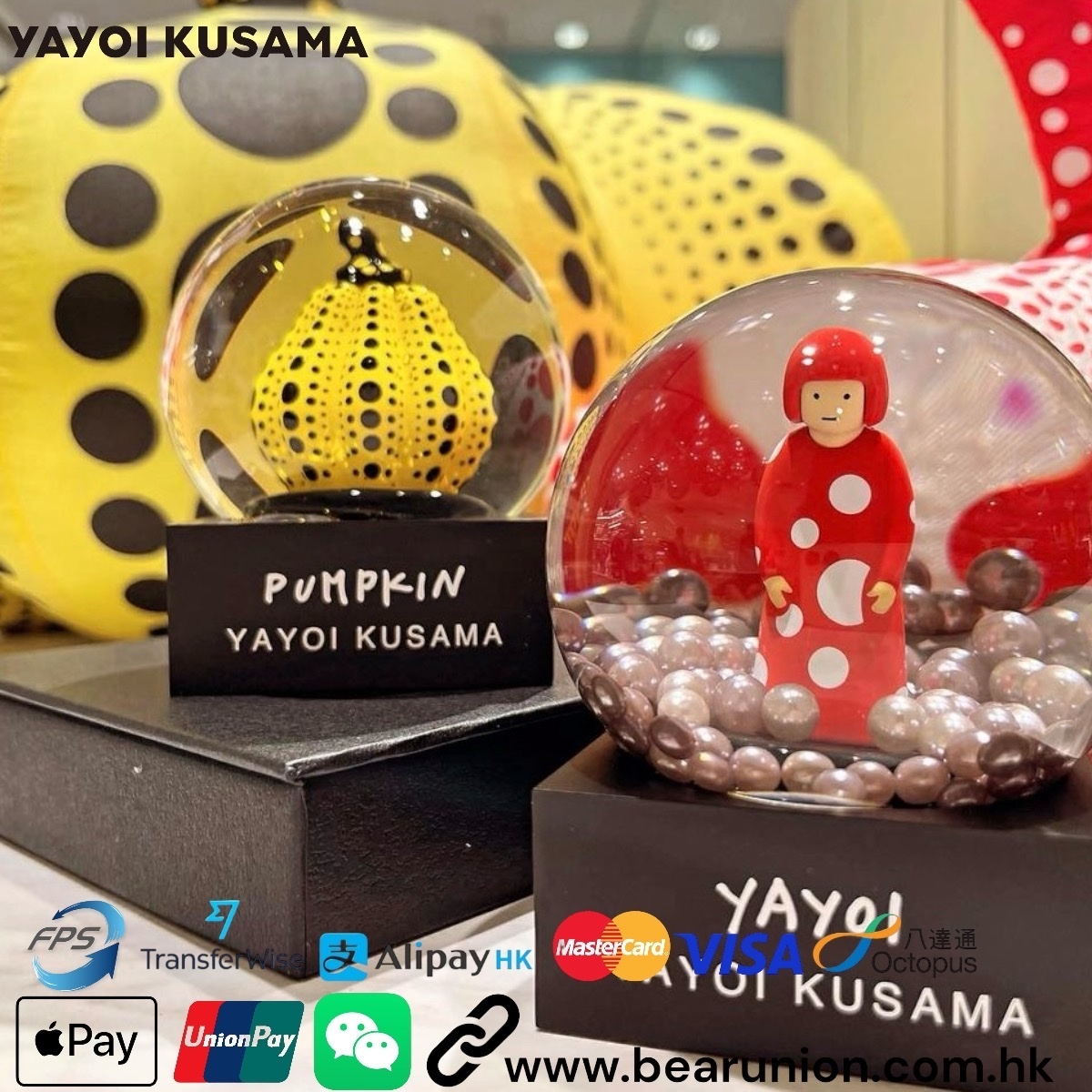 🎏預訂🎏 Yayoi Kusama Snow Globe