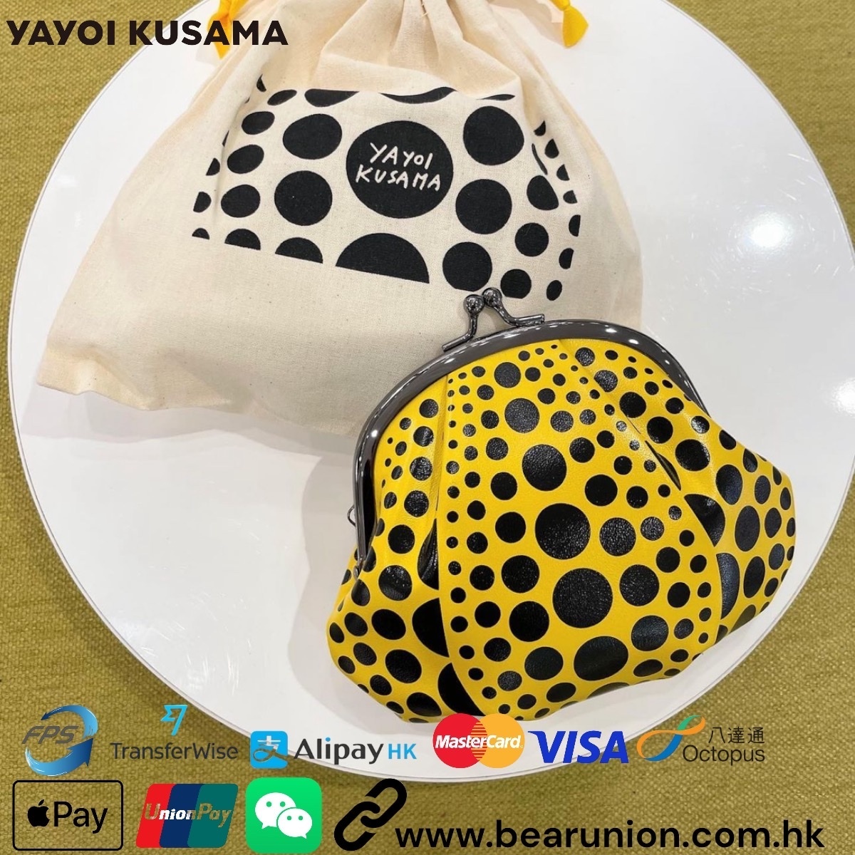 🎏預訂🎏 Yayoi Kusama  Coins bag pumpkin