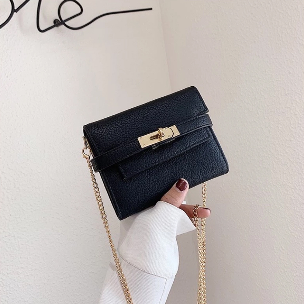 【Tory Barley 托里巴利】TRR-C025 鉑金 鏈帶 荔枝紋 斜跨包