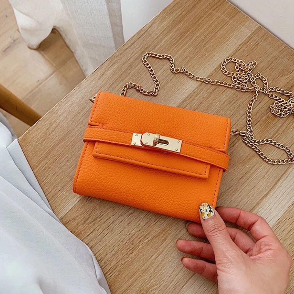 【Tory Barley 托里巴利】TRR-C025 鉑金 鏈帶 荔枝紋 斜跨包