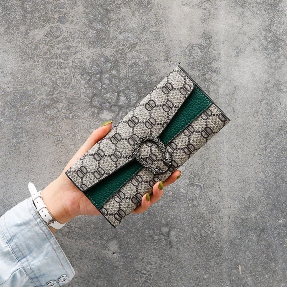 【Tory Barley 托里巴利】TRR-C027 多卡位 滿版 LOGO 長夾-中