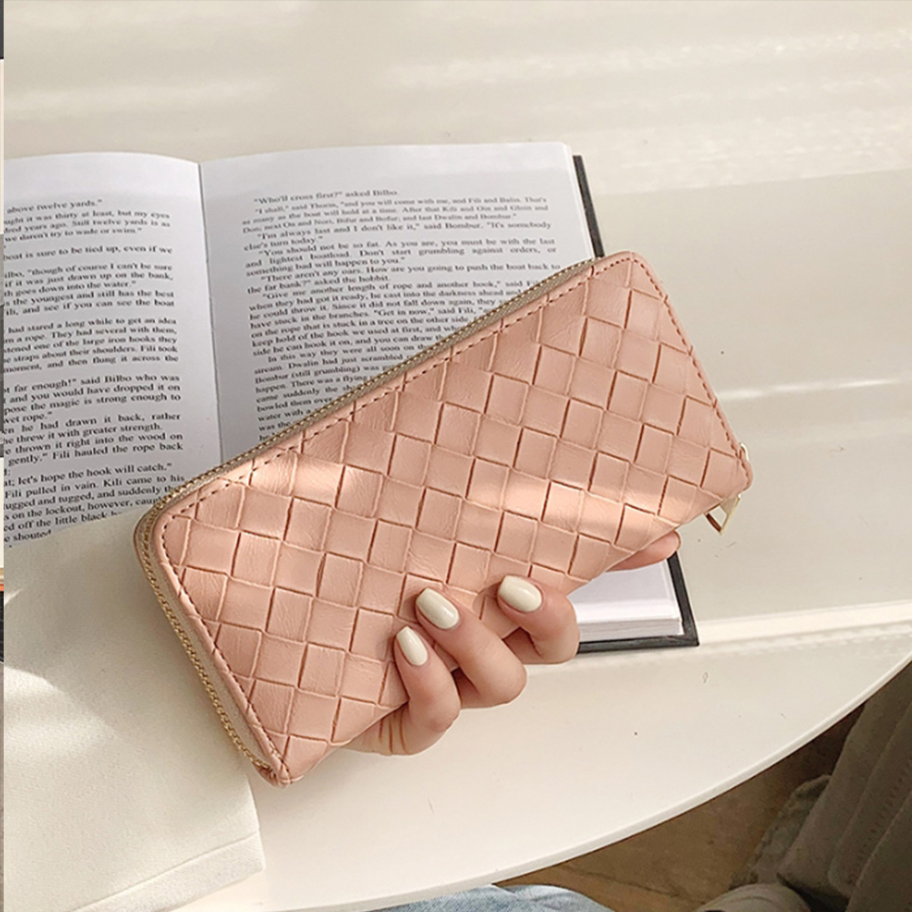 【Tory Barley 托里巴利】TRR-C033 繽紛多色 編織 拉鍊 長夾