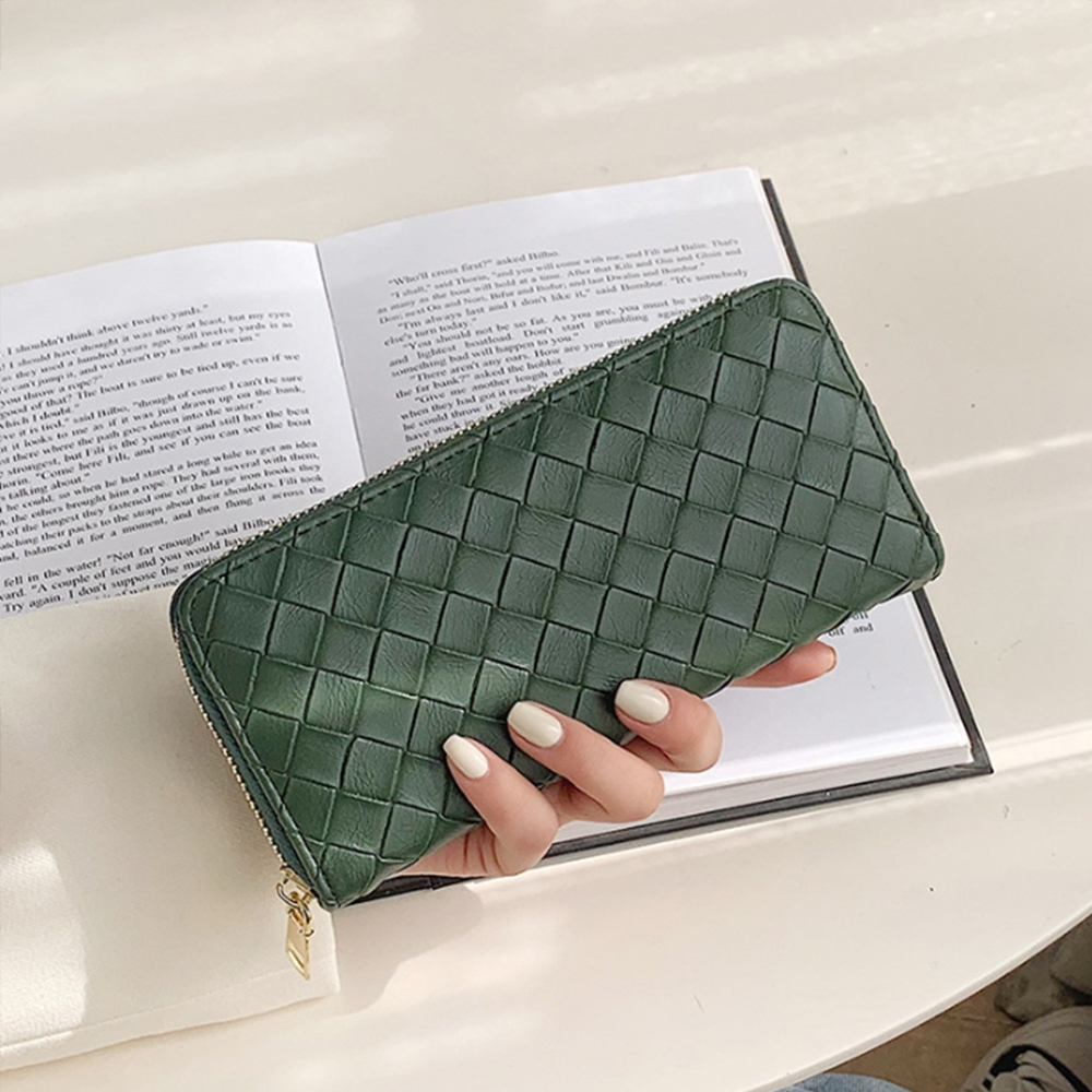 【Tory Barley 托里巴利】TRR-C033 繽紛多色 編織 拉鍊 長夾