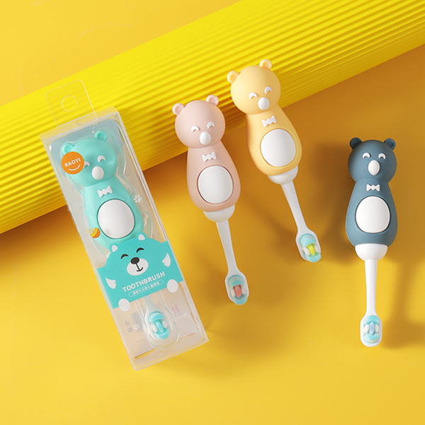 AMC Korea Cartoon Children's Mouth Guard Soft-Bristled Toothbrush for 2-6 Years Old C0019