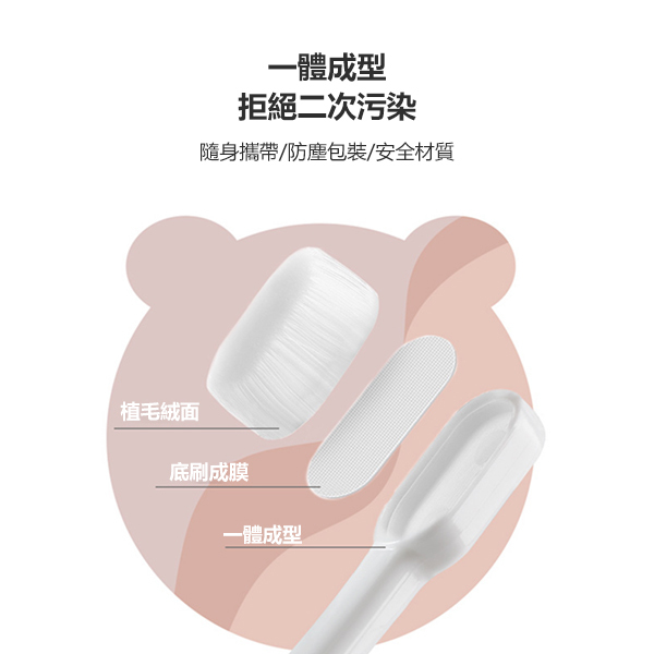 AMC Korea Bear Type 2-6 Years Old Children's Soft Hair Baby Toothbrush (C0021)