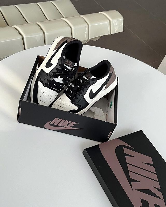 <快速出貨>  Air Jordan 1 Low OG Mocha 摩卡 黑白棕 復古低筒