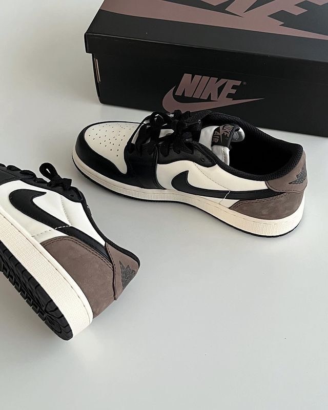 <快速出貨>  Air Jordan 1 Low OG Mocha 摩卡 黑白棕 復古低筒