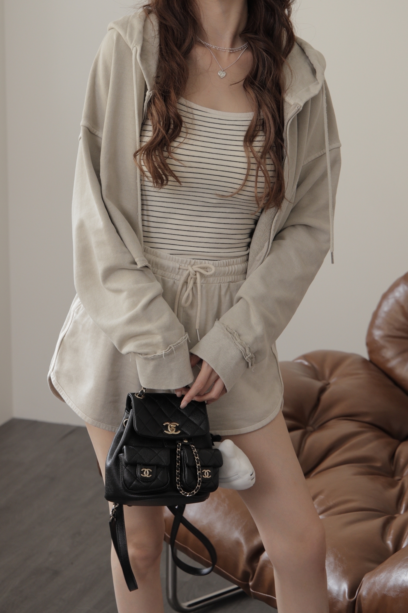 (現貨) 選色障礙復古刷色連帽外套 FK23