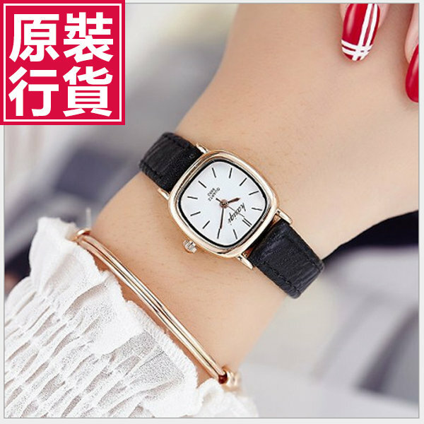 韓國JK Kasiqi 女款時尚潮流休閒學生高檔皮帶女士石英表 J0122