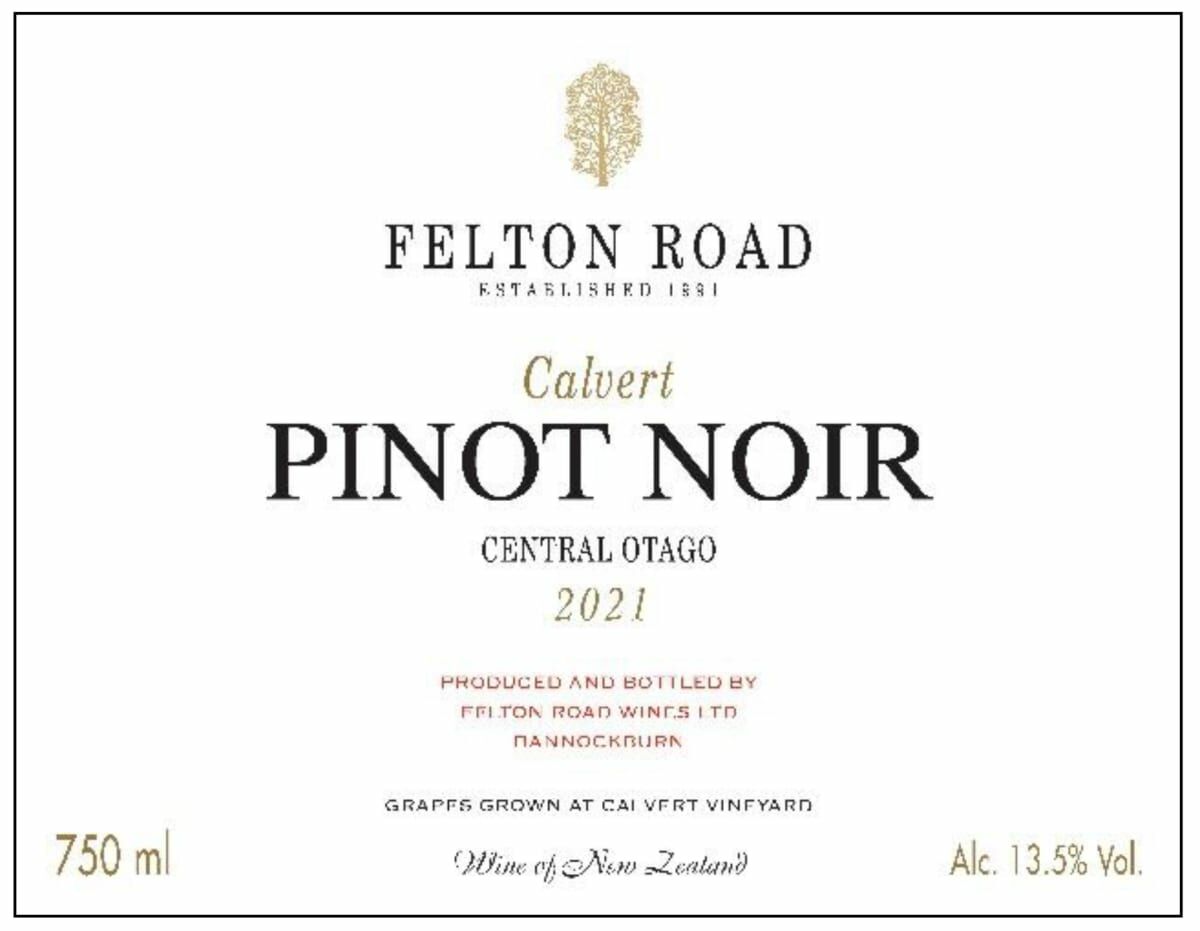 Felton Road Calvert Pinot Noir 2022 (RP94)