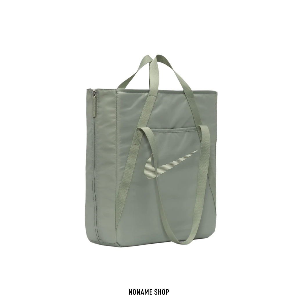 NIKE GYM TOTE BAG 多夾層 托特包 單肩包 牛油果綠