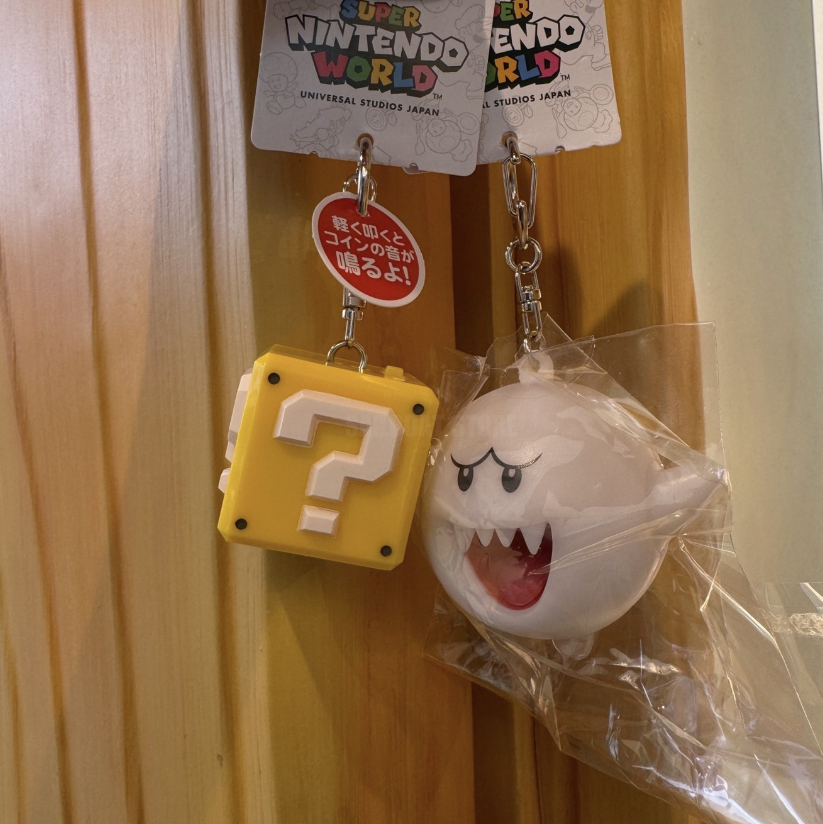 🇯🇵日本環球影城 瑪利歐 發光星星 幽靈 問號方塊 吊飾