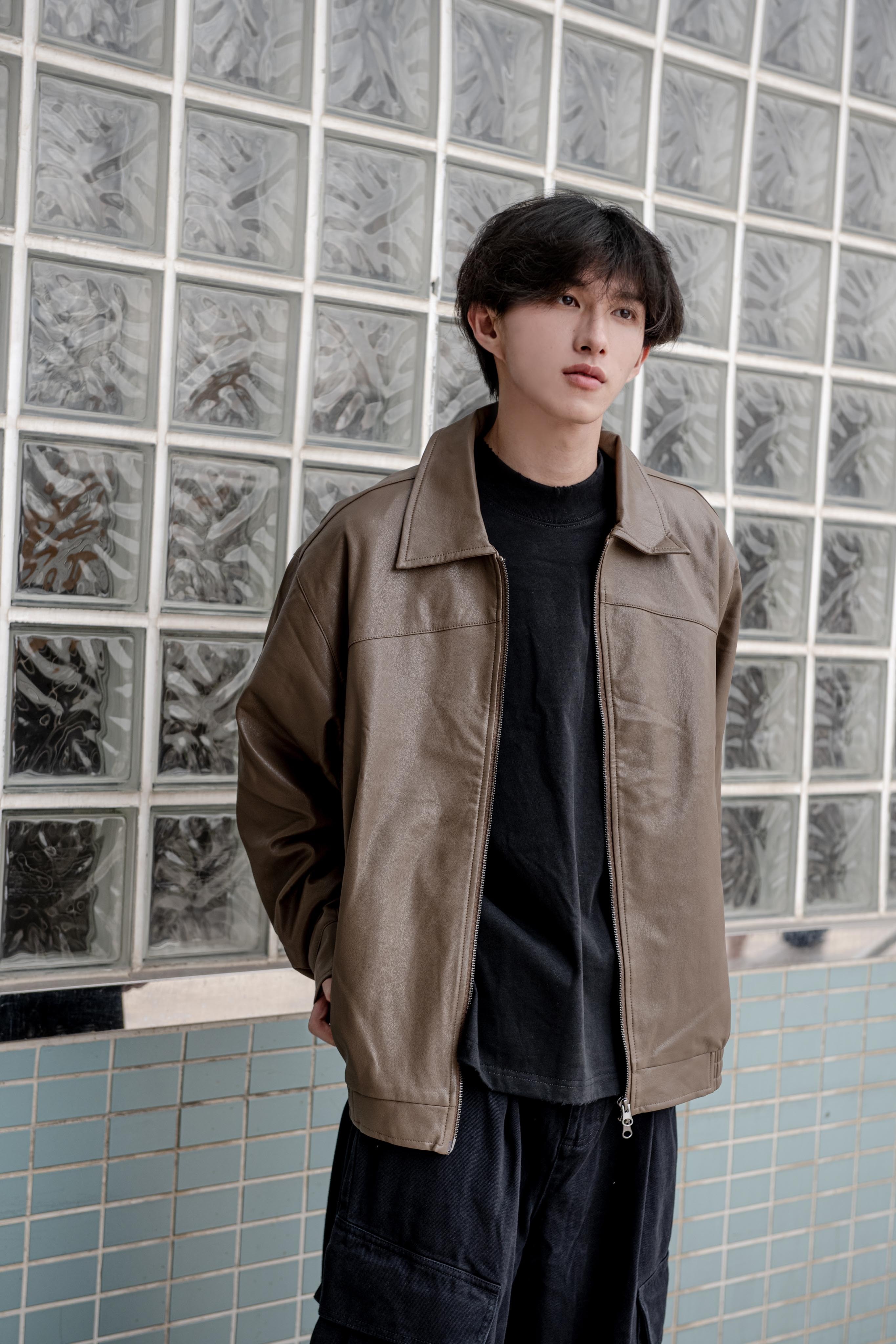SIMON MADE TL-2418基礎日常小高領BOXY 薄長袖