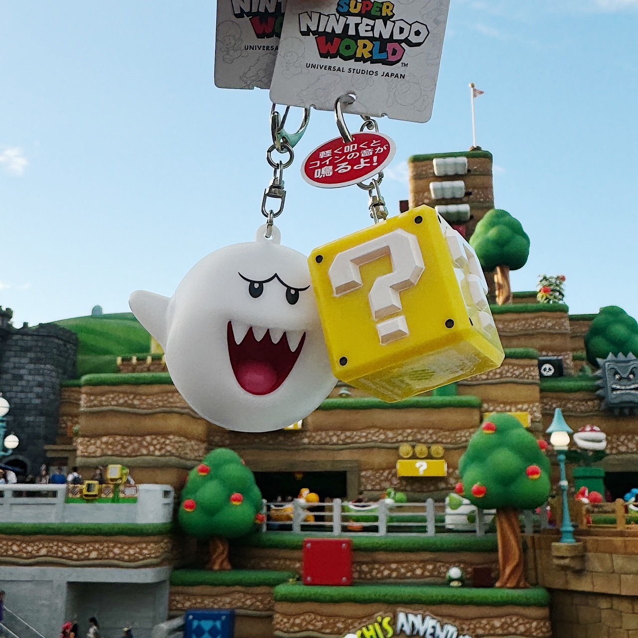 🇯🇵日本環球影城 瑪利歐 發光星星 幽靈 問號方塊 吊飾