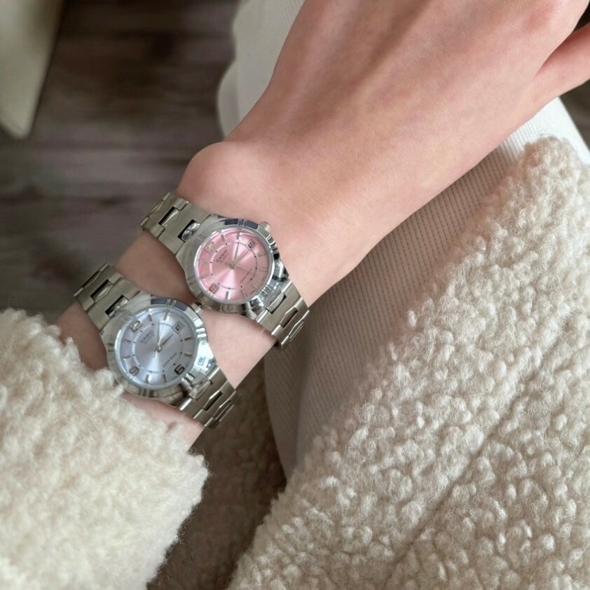 Casio 卡西歐 Standard系列 櫻花粉 碎冰藍 石英機芯手錶