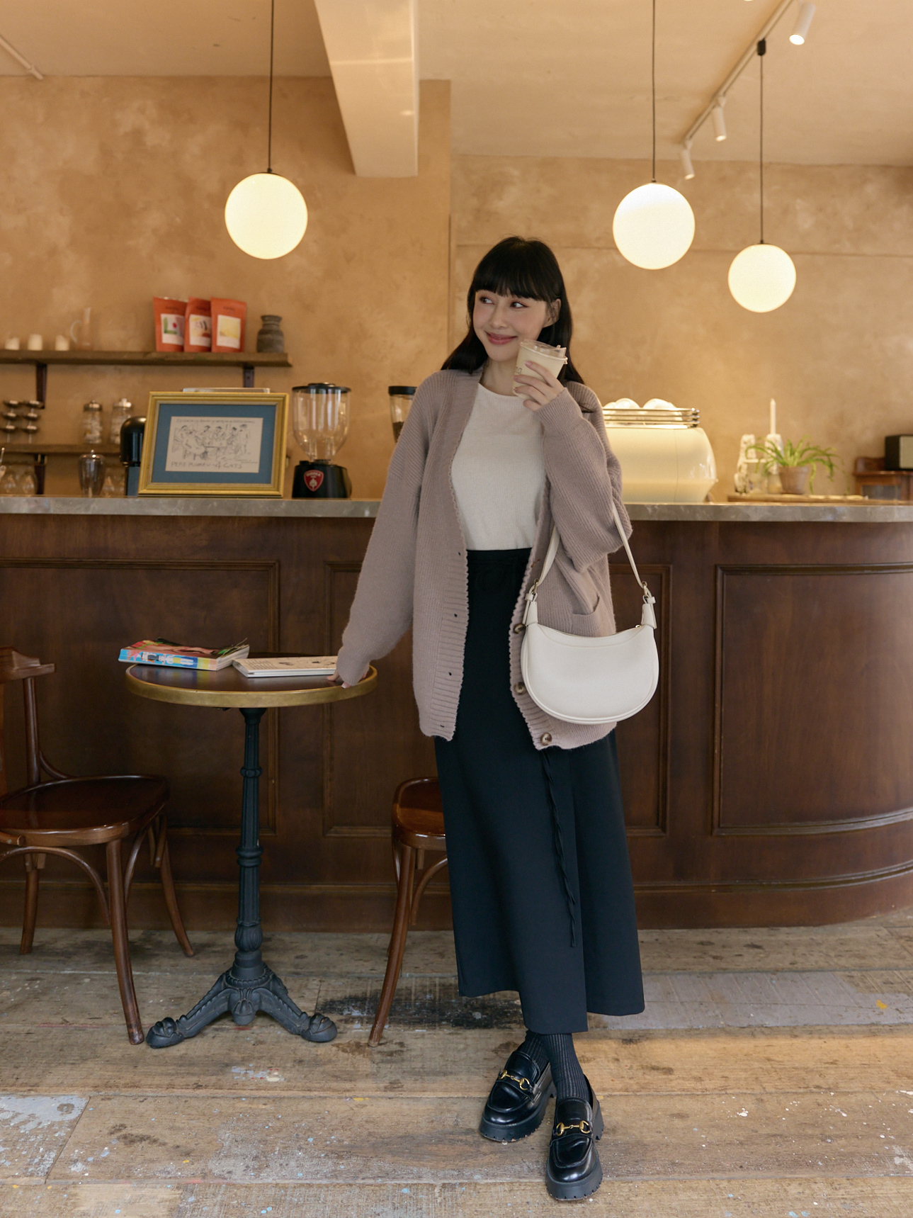 氣質前綁帶西裝長裙