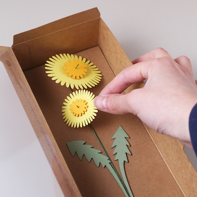 好玻 x 紙物—小花日盒：花器禮盒組