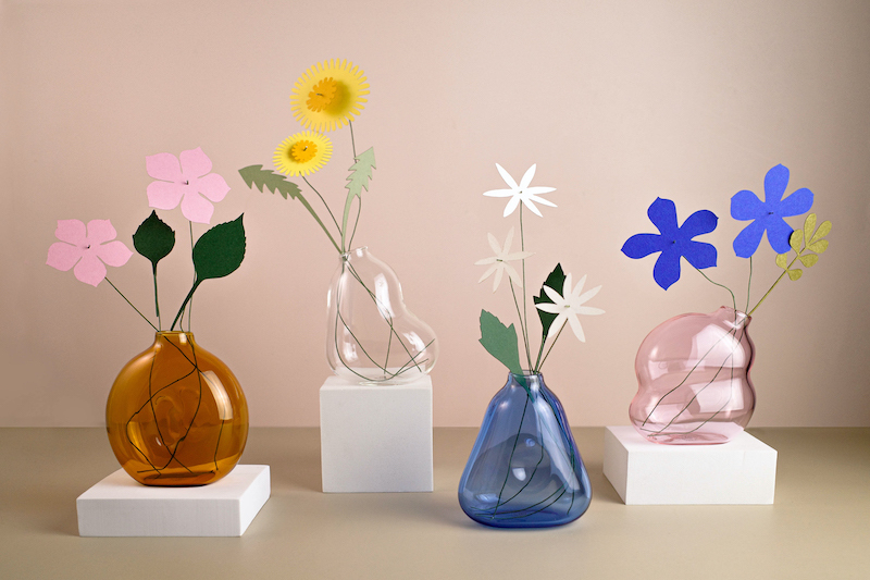 好玻 x 紙物—小花日盒:花器禮盒組