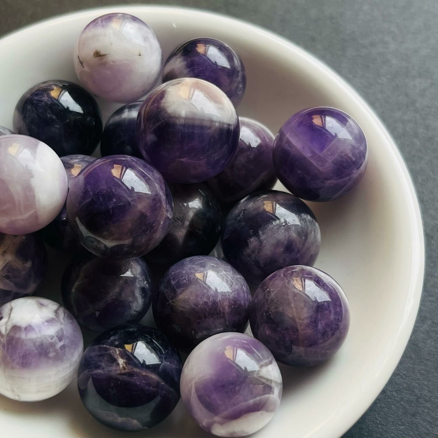 [原石] 夢幻紫水晶 水晶小球